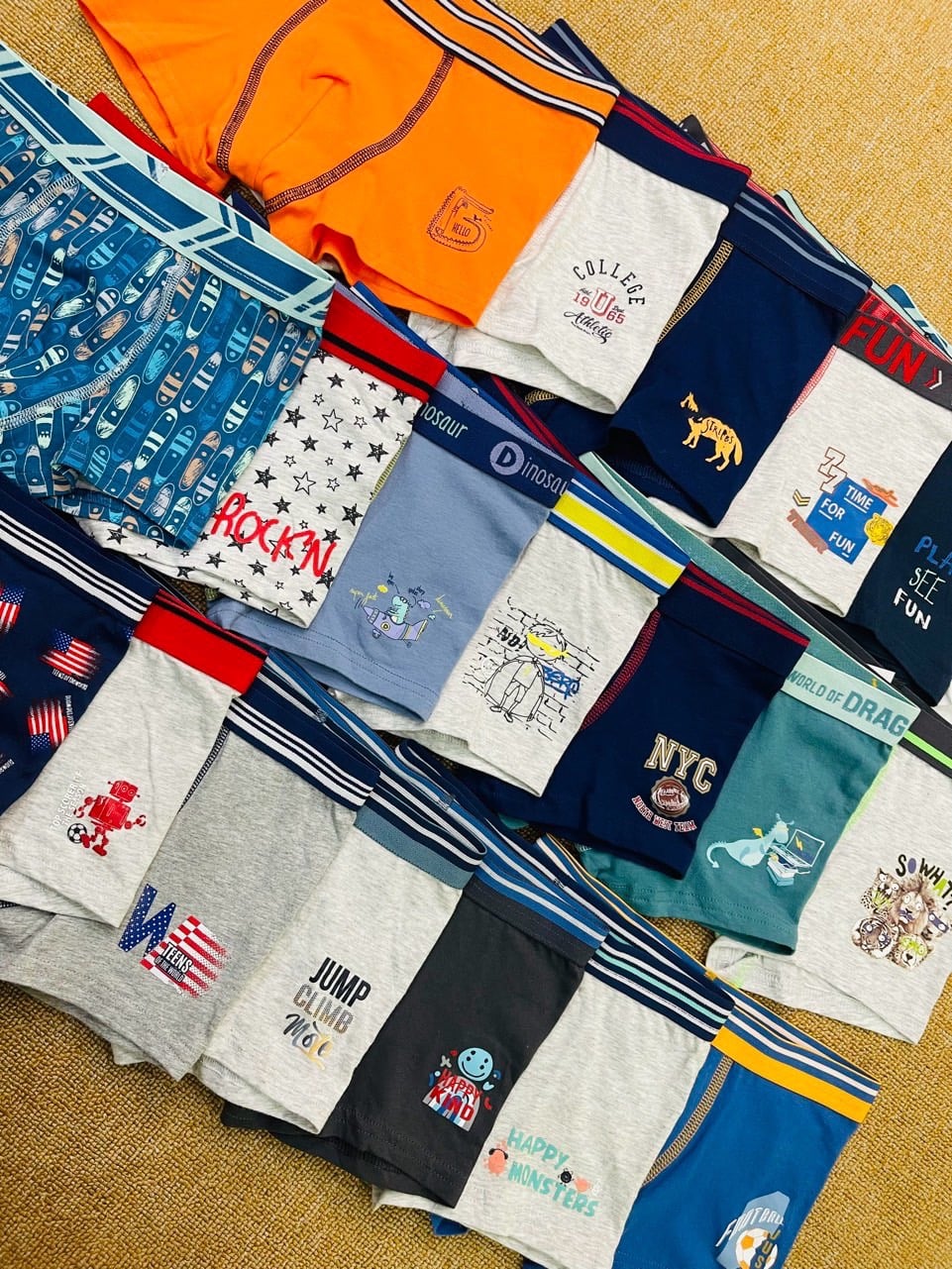 Set 5 quần sịp đùi bé trai Tex size 3-16y (ngẫu nhiên)