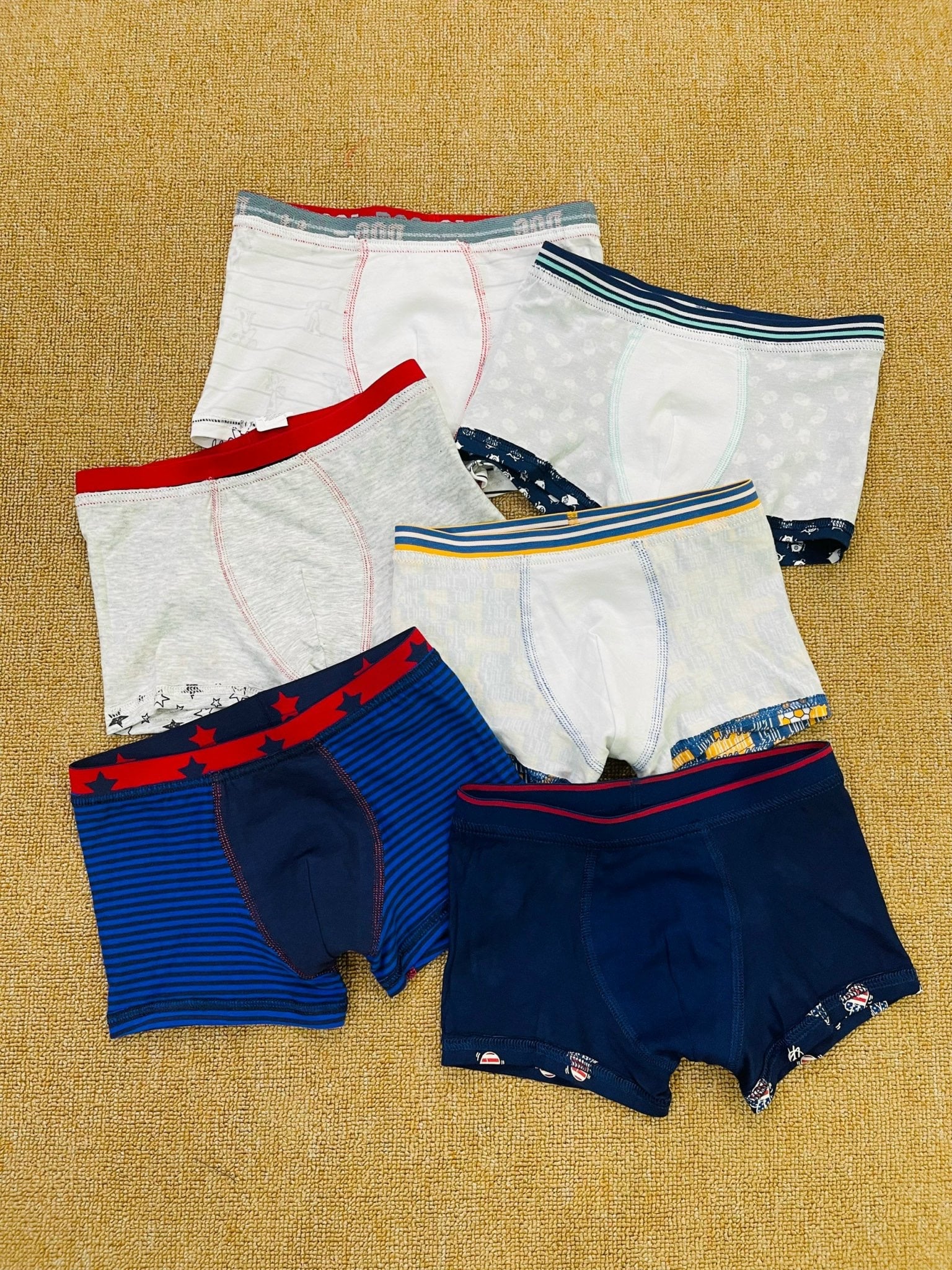 Set 5 quần sịp đùi bé trai Tex size 3-16y (ngẫu nhiên)