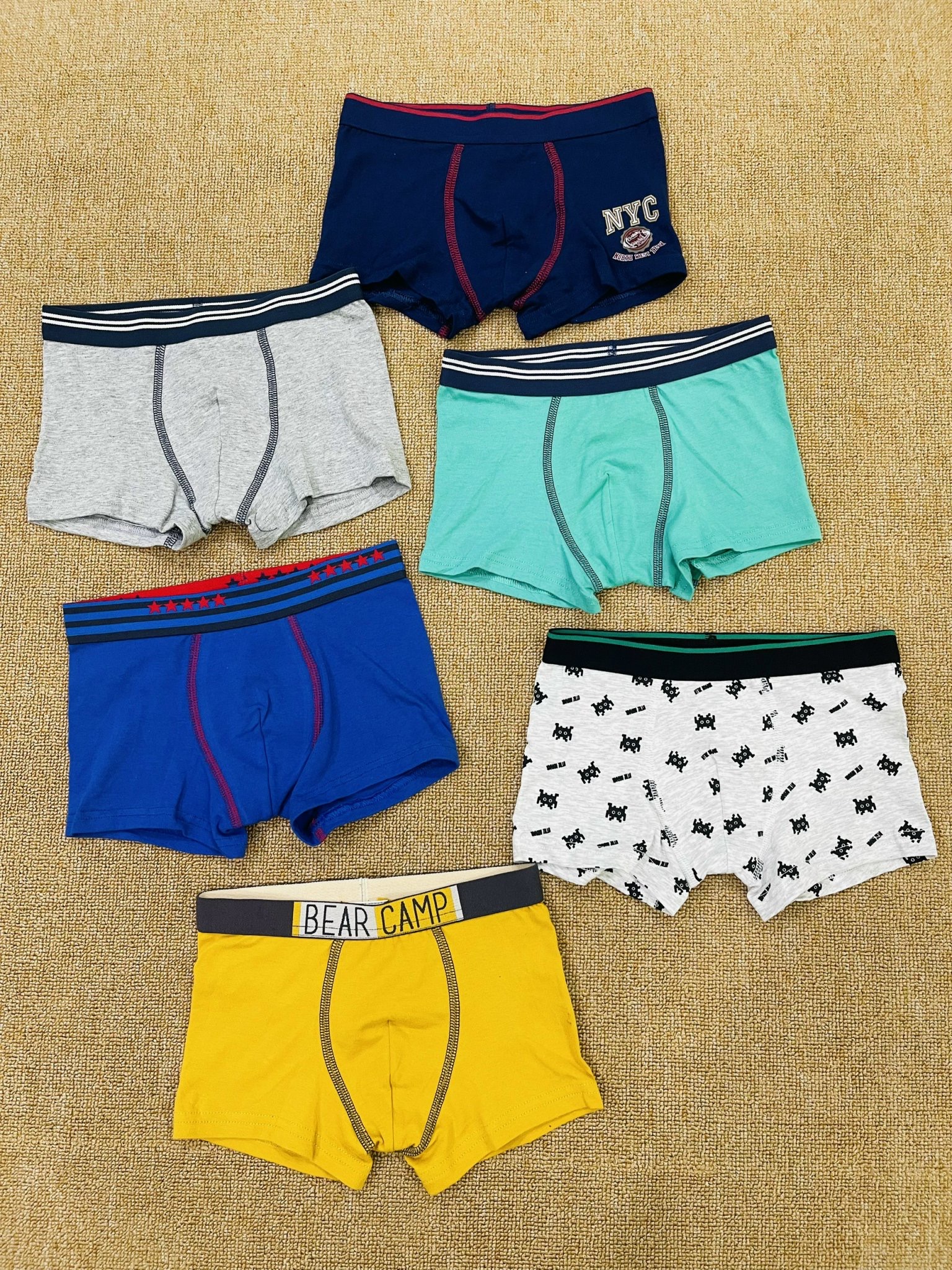 Set 5 quần sịp đùi bé trai Tex size 3-16y (ngẫu nhiên)