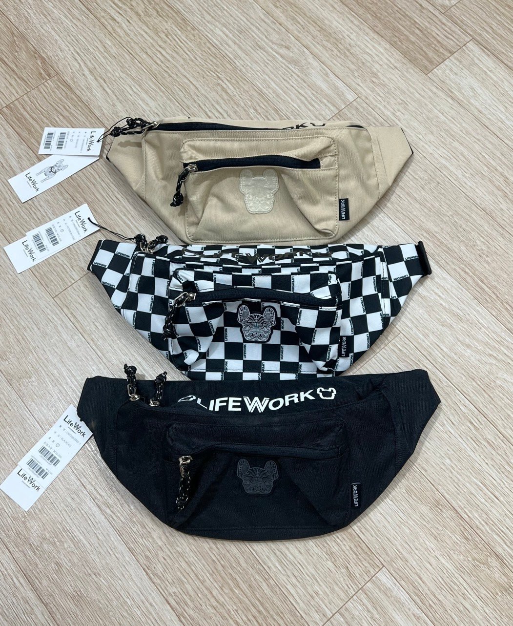 Túi bao tử Life.work 3 màu dư xịn