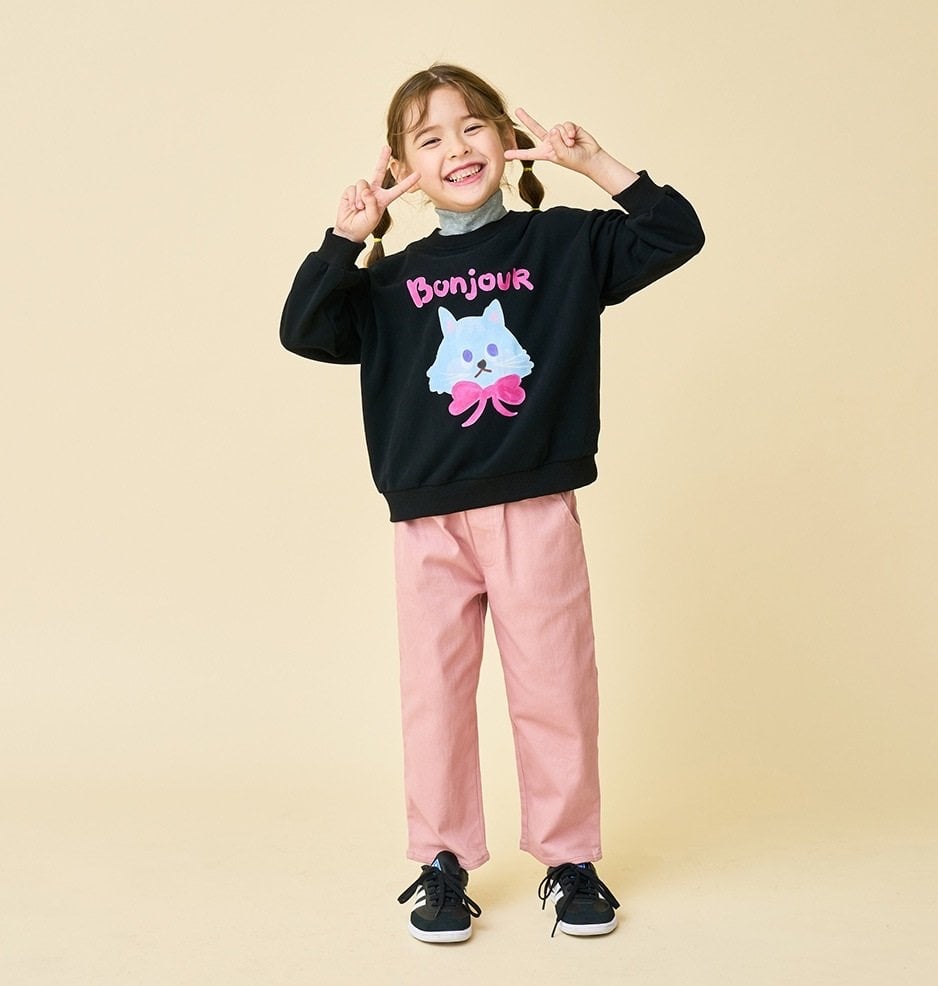 ABG45 - Áo nỉ Bebezoo Bonjour hoạ tiết động vật cho bé size 100-140