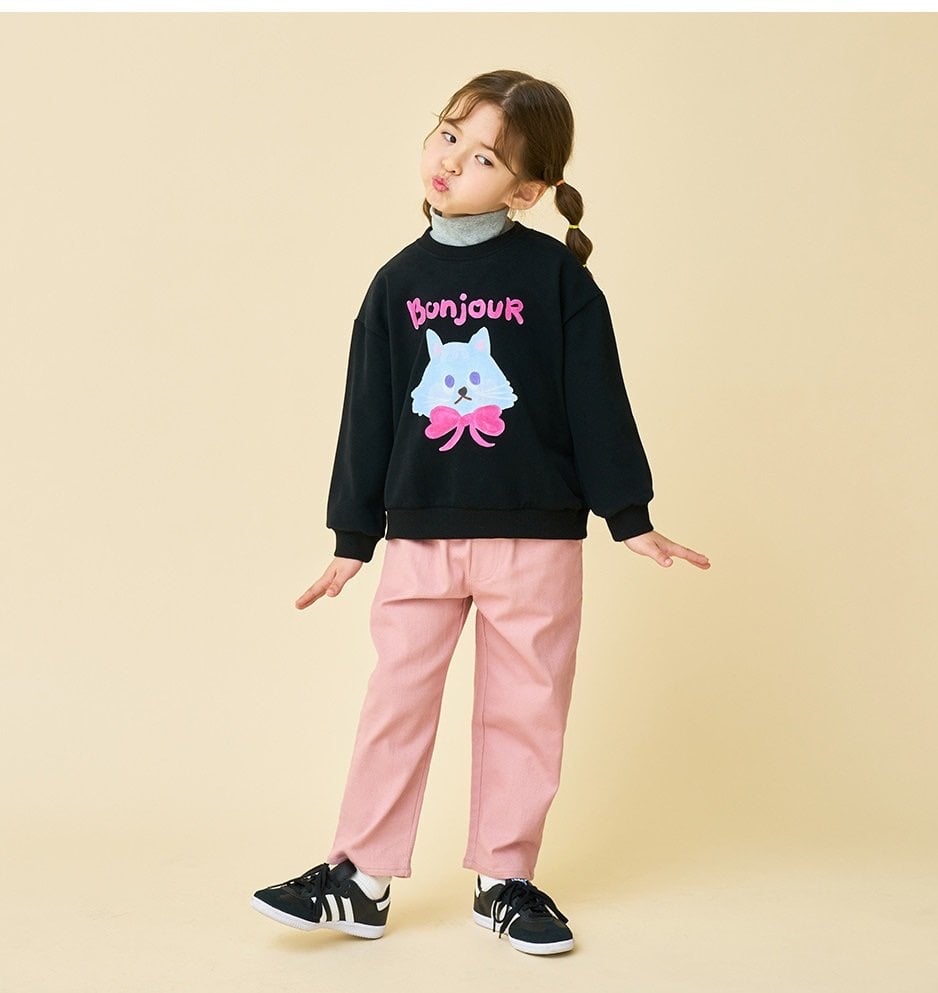 ABG45 - Áo nỉ Bebezoo Bonjour hoạ tiết động vật cho bé size 100-140