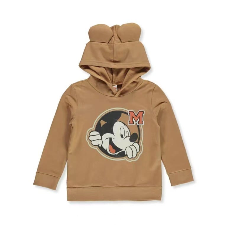 Bộ nỉ bông Juniors dư xịn hoạ tiết Mickey 2 màu cho bé size 2-7y