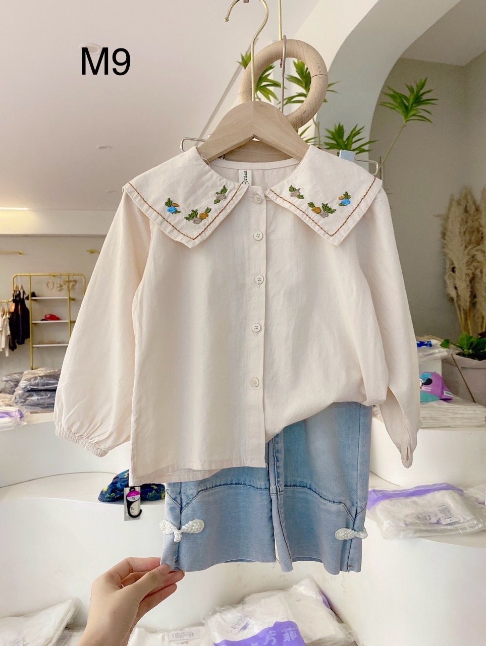 Áo sơ mi nhiều mẫu Bé Gái size 90 - 140