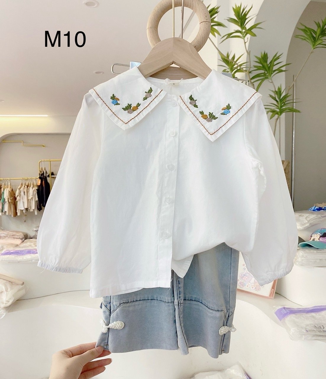 Áo sơ mi nhiều mẫu Bé Gái size 90 - 140