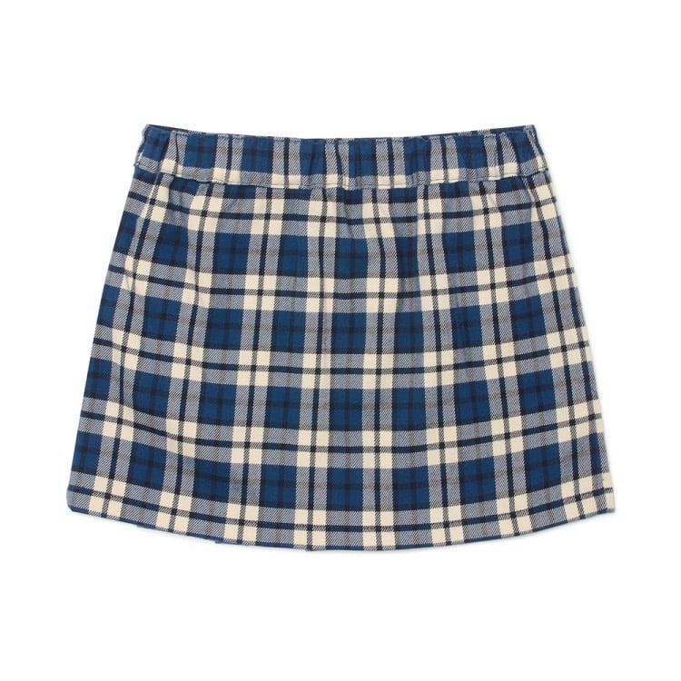 Chân váy Blue Dog kẻ caro xanh bé gái size 90-110