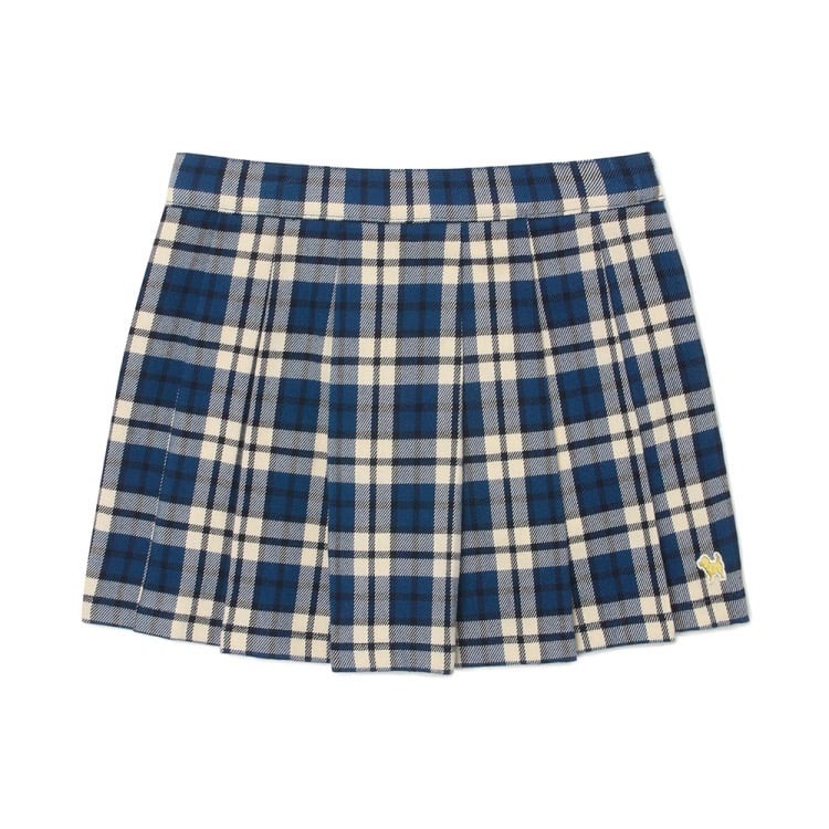 Chân váy Blue Dog kẻ caro xanh bé gái size 90-110
