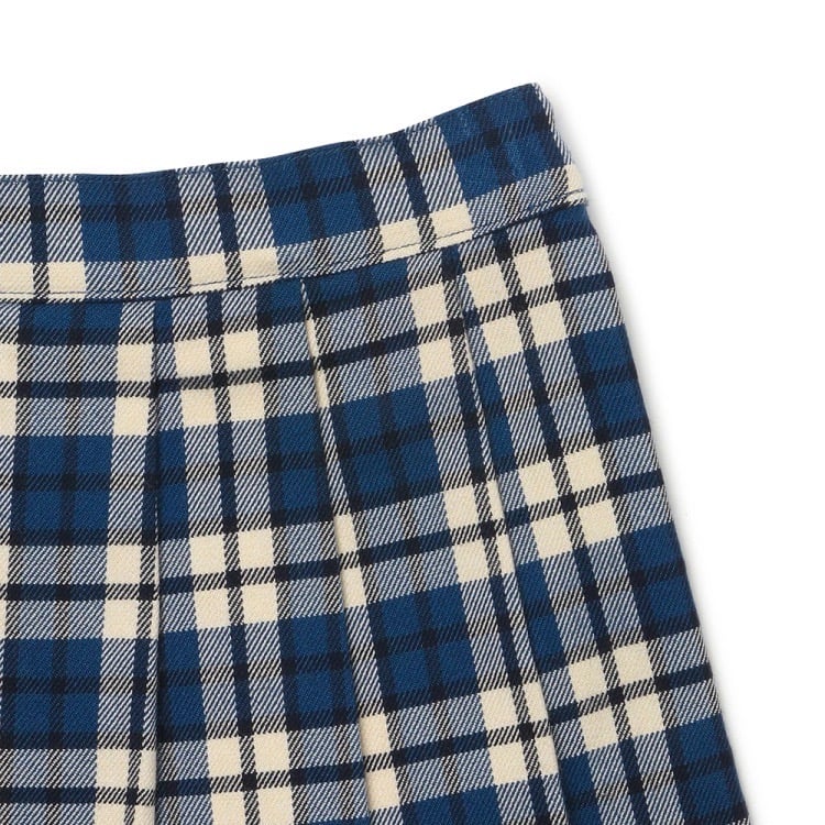 Chân váy Blue Dog kẻ caro xanh bé gái size 90-110