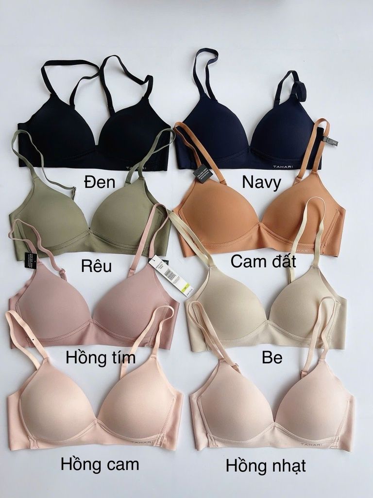 Áo bra TAHARI không gọng vải su mát nhiều màu cho Mẹ