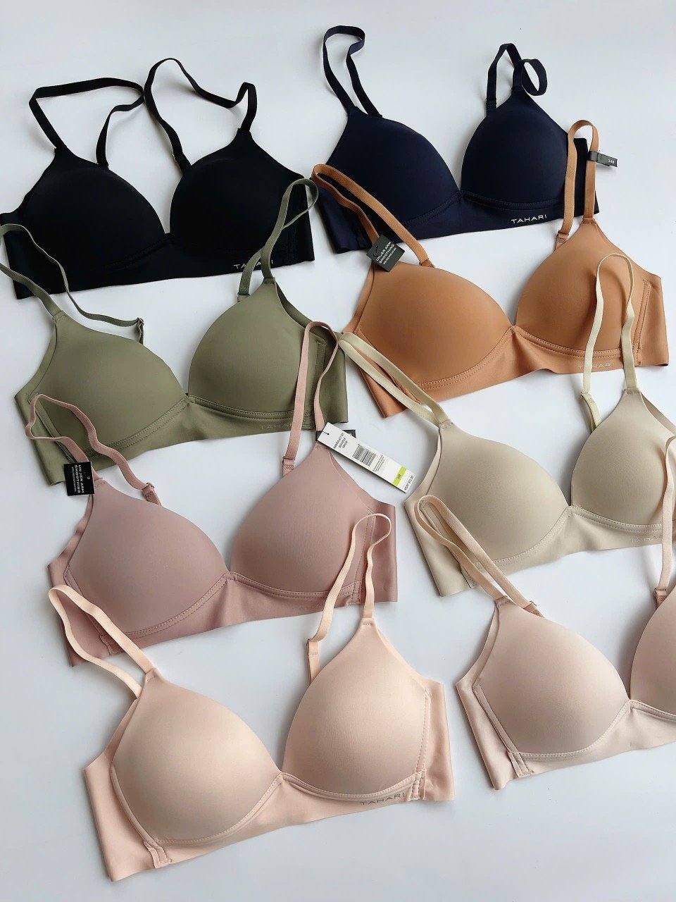Áo bra TAHARI không gọng vải su mát nhiều màu cho Mẹ
