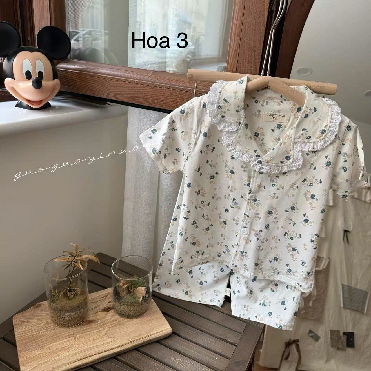 Bộ Pyjama QC vải thun mềm mát nhiều màu cho bé size 130-160