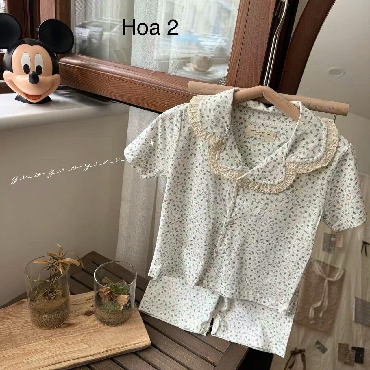 Bộ Pyjama QC vải thun mềm mát nhiều màu cho bé size 130-160