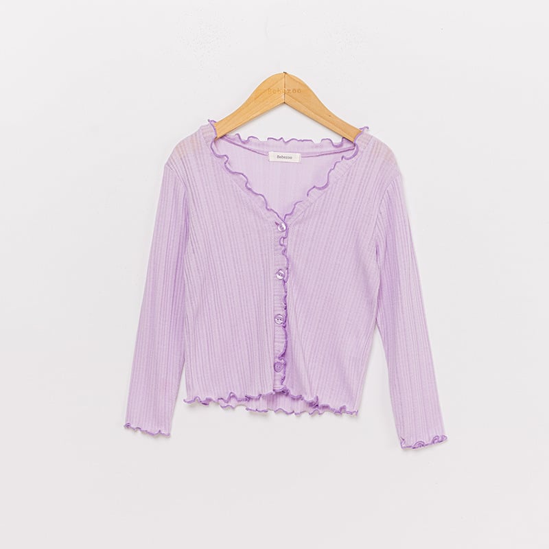 Cardigan mỏng Bebezoo trơn màu BG size 100-140