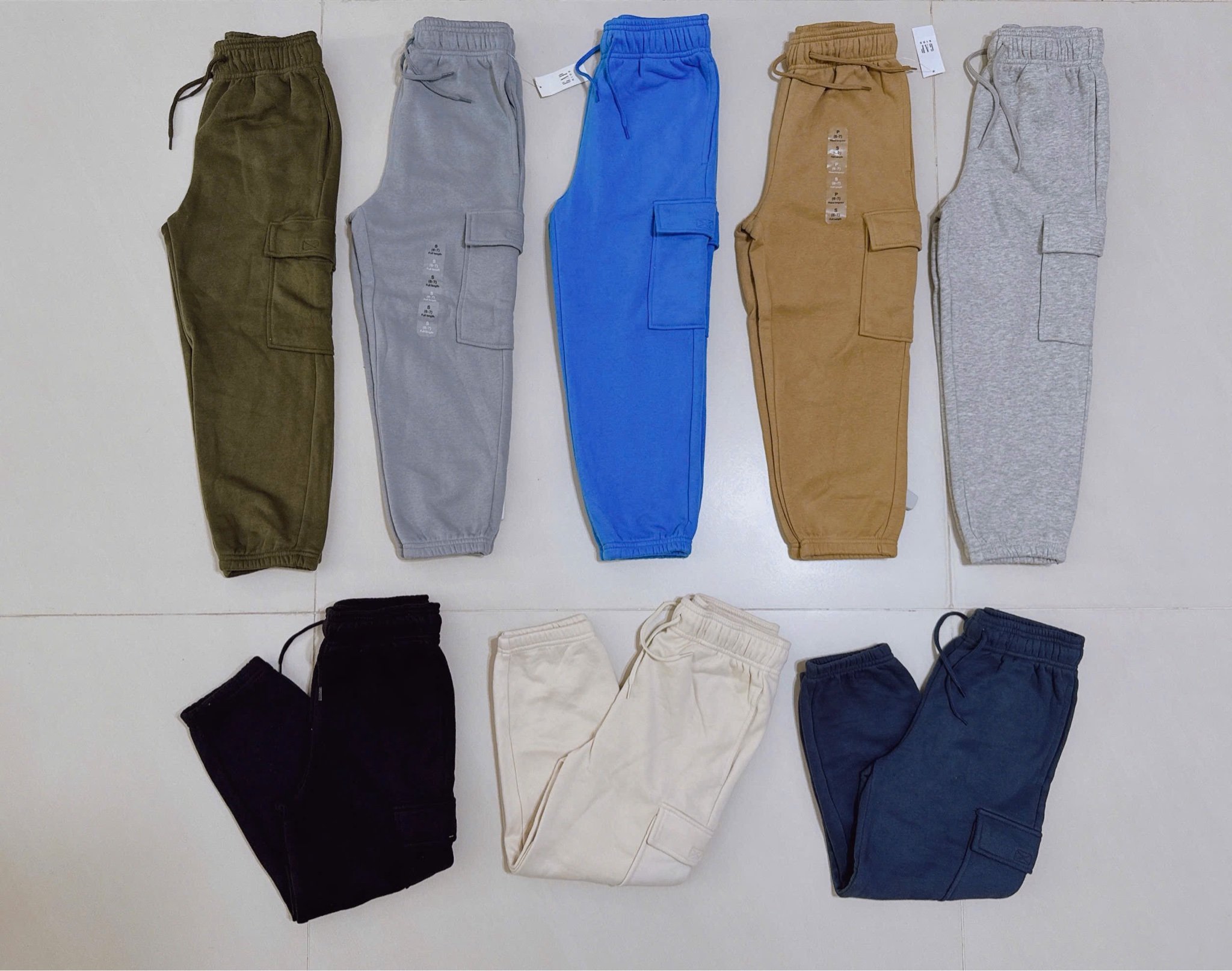 Quần jogger nỉ bông G.A.P Kids dư xịn dòng đại cho bé size 5-14y