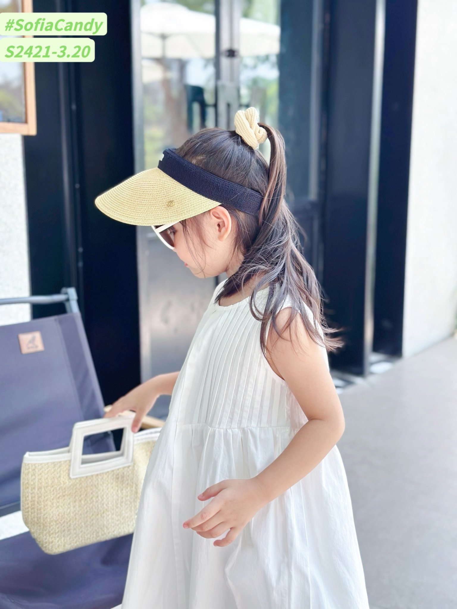 Váy Sofia Candy sát nách hở lưng nhiều màu BG size 1-10y