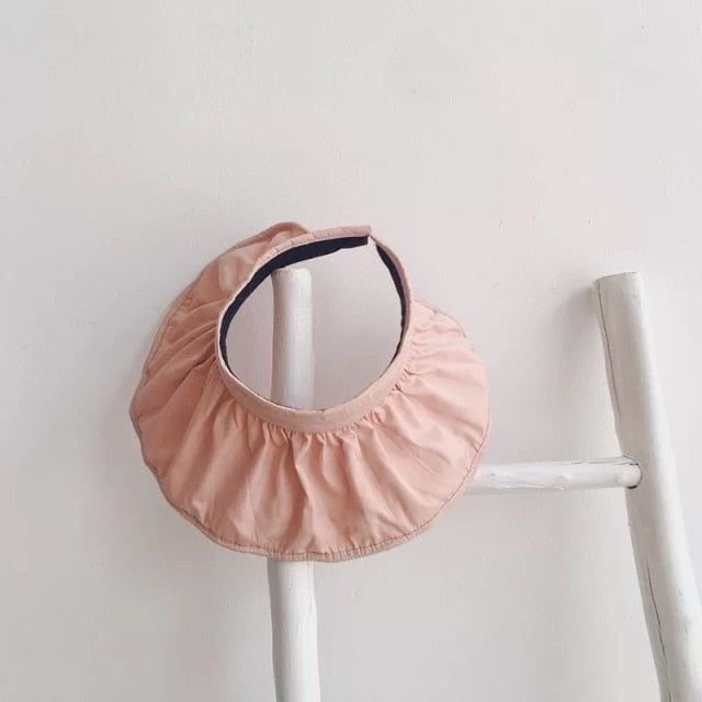 Mũ hở chóp vành bèo rộng trơn nhiều màu BG