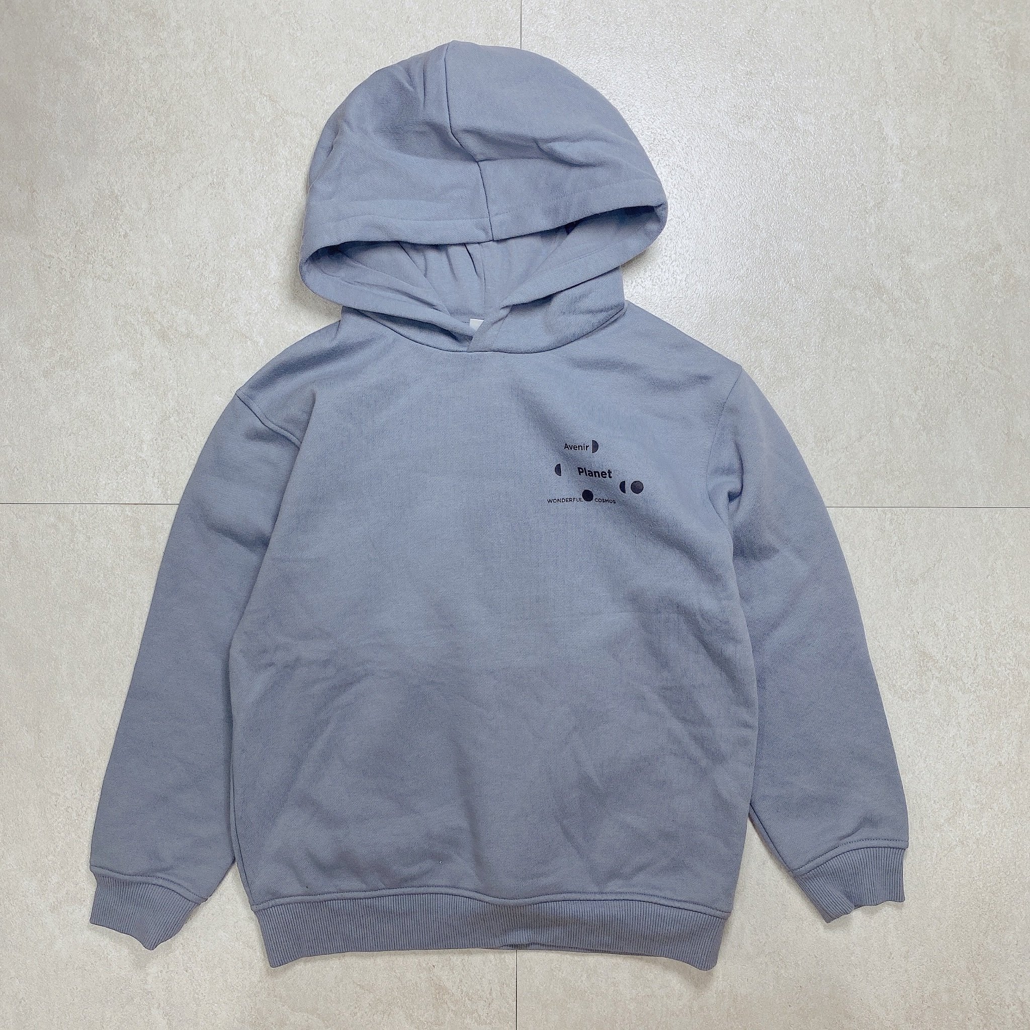 Áo nỉ hoodie Topten in Planet 3 màu ghi / đen / xanh size 130 - 170