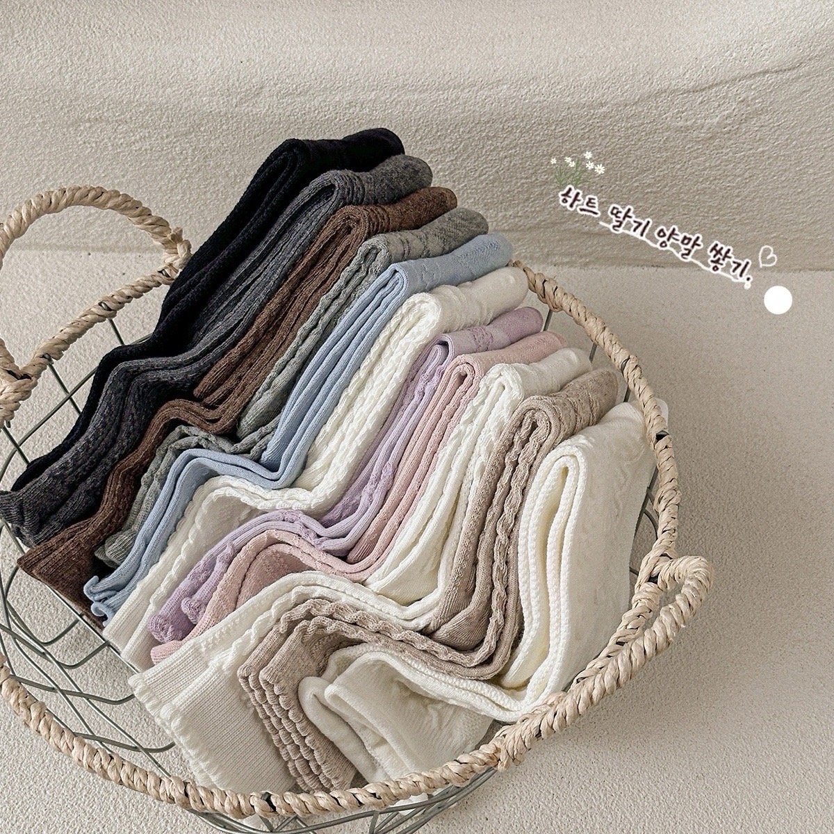 Tất cao cổ trơn nhiều màu Minliu cho bé gái size 3-12y