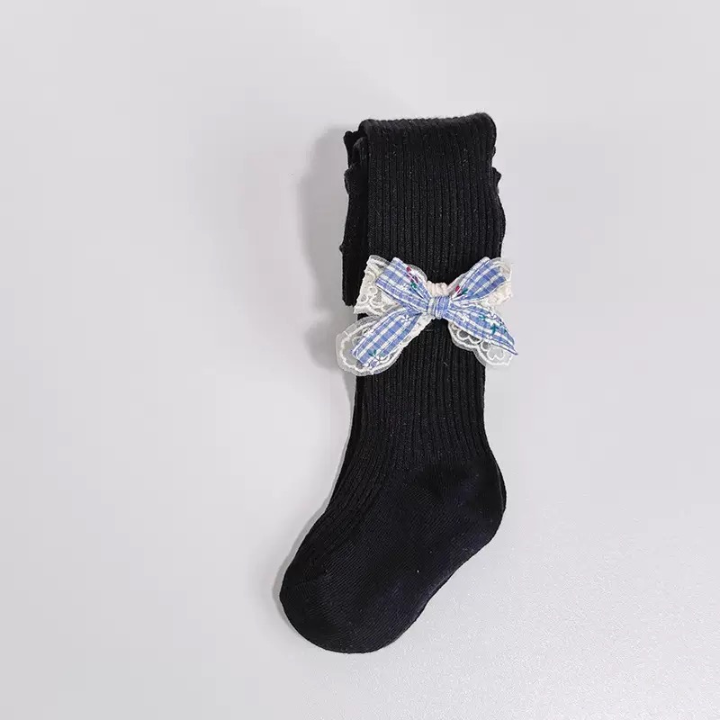 Quần tất len đính họa tiết nơ, kitty nhiều màu cho bé gái size 90-140cm