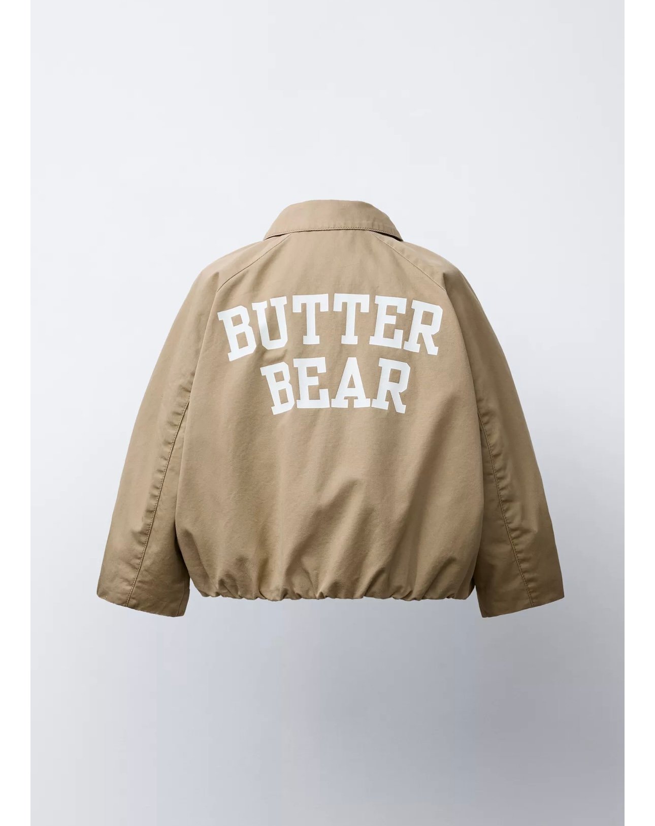 Áo khoác kaki chần bông ZR màu nâu Butter cho bé size 1-6y