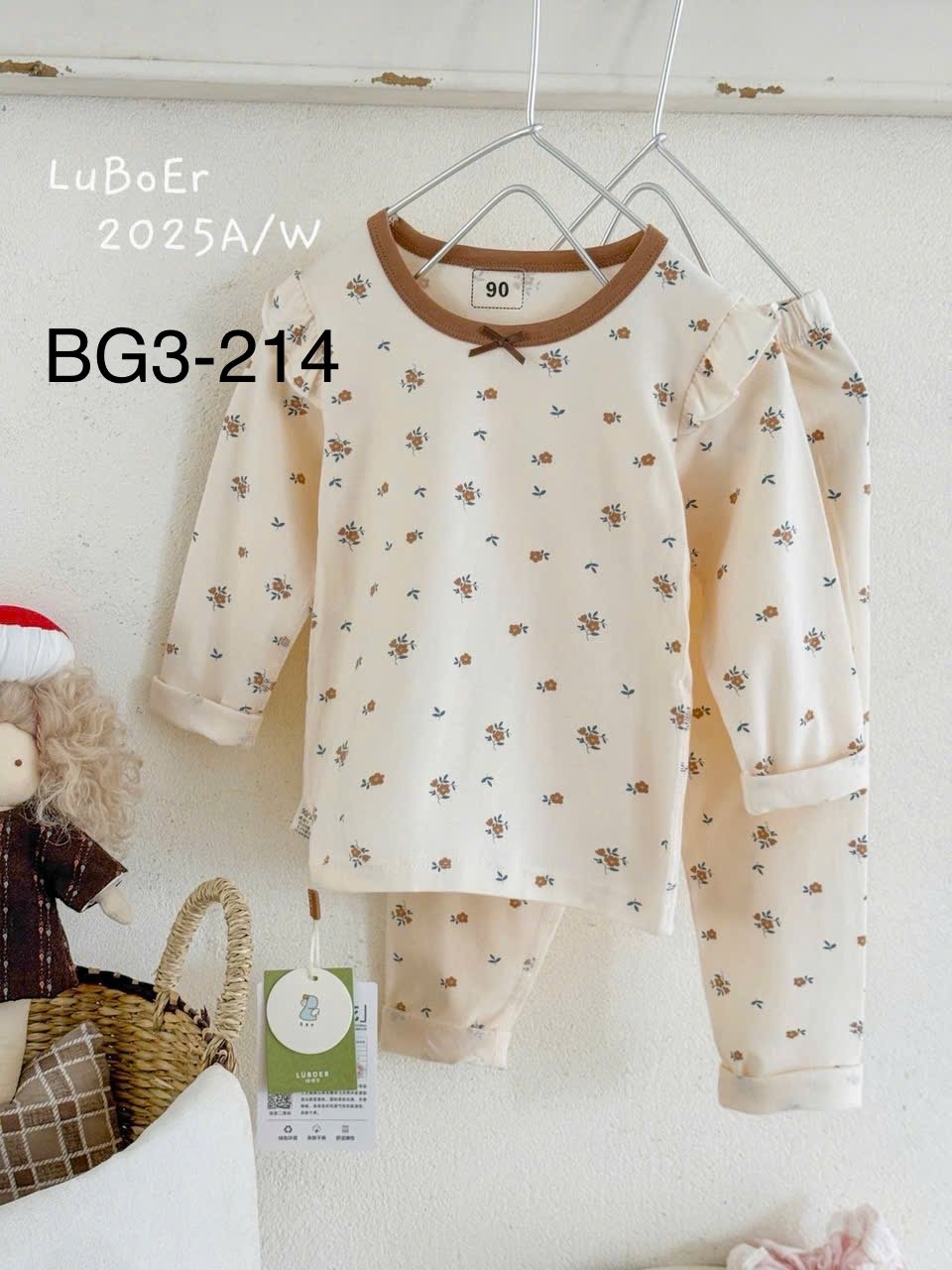 BM3 - Bộ thun Luboer nhiều hình cho Bé Gái size 90 - 160
