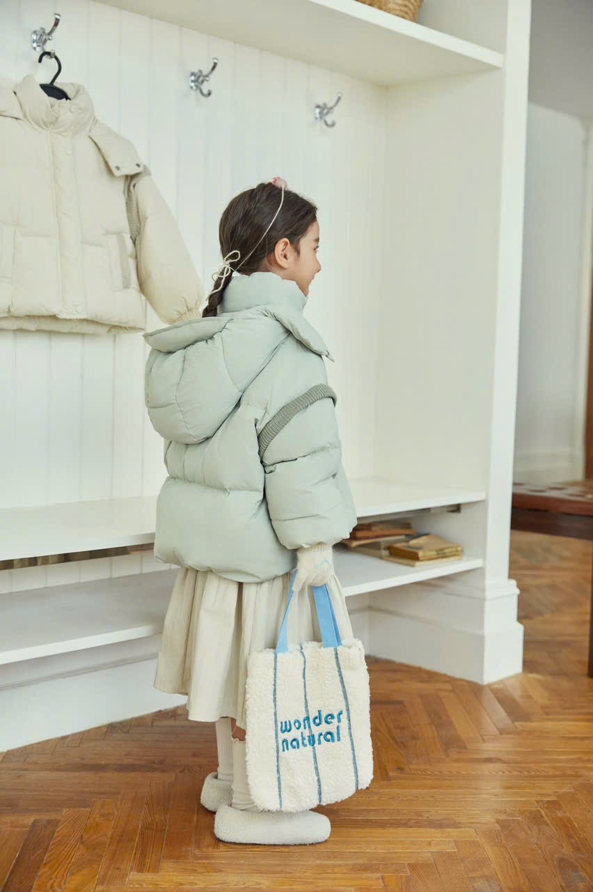 Áo khoác phao lông vũ nhẹ ấm 5 màu cho bé size 110-150