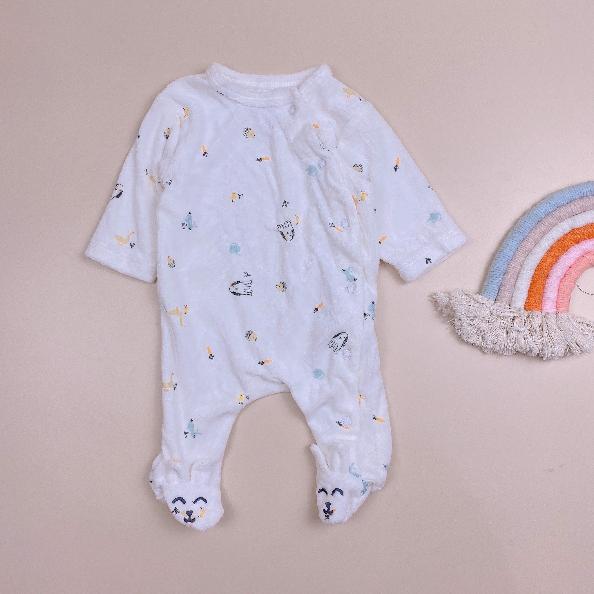 Body băng lông Kiabi nhiều họa tiết BTBG