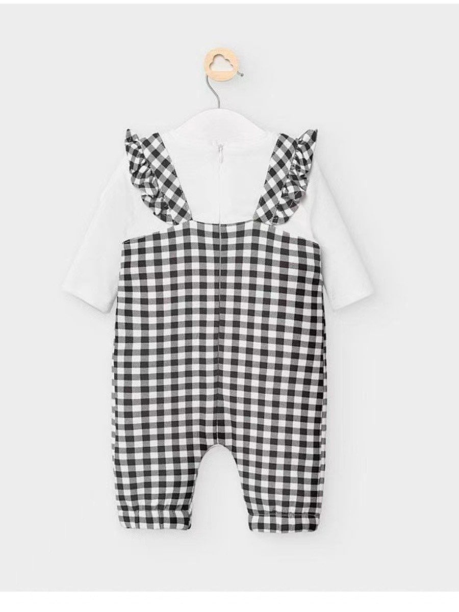 Set áo liền quần yếm Mayoral nhiều hình BG size 1m - 18m