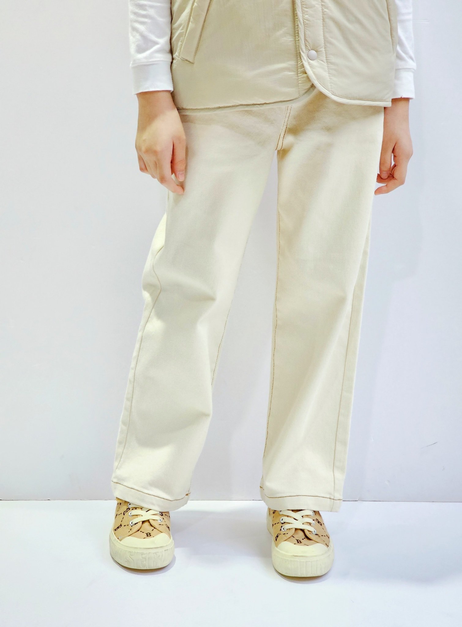 Quần jean mềm Bee Mon ống xuông 5 màu BG size 120 - 160