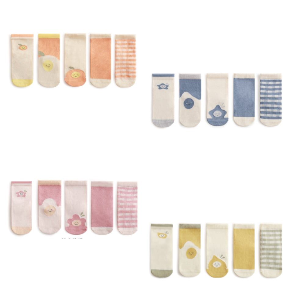 Set 5 tất cao cổ Nemo Baby 4 tông màu