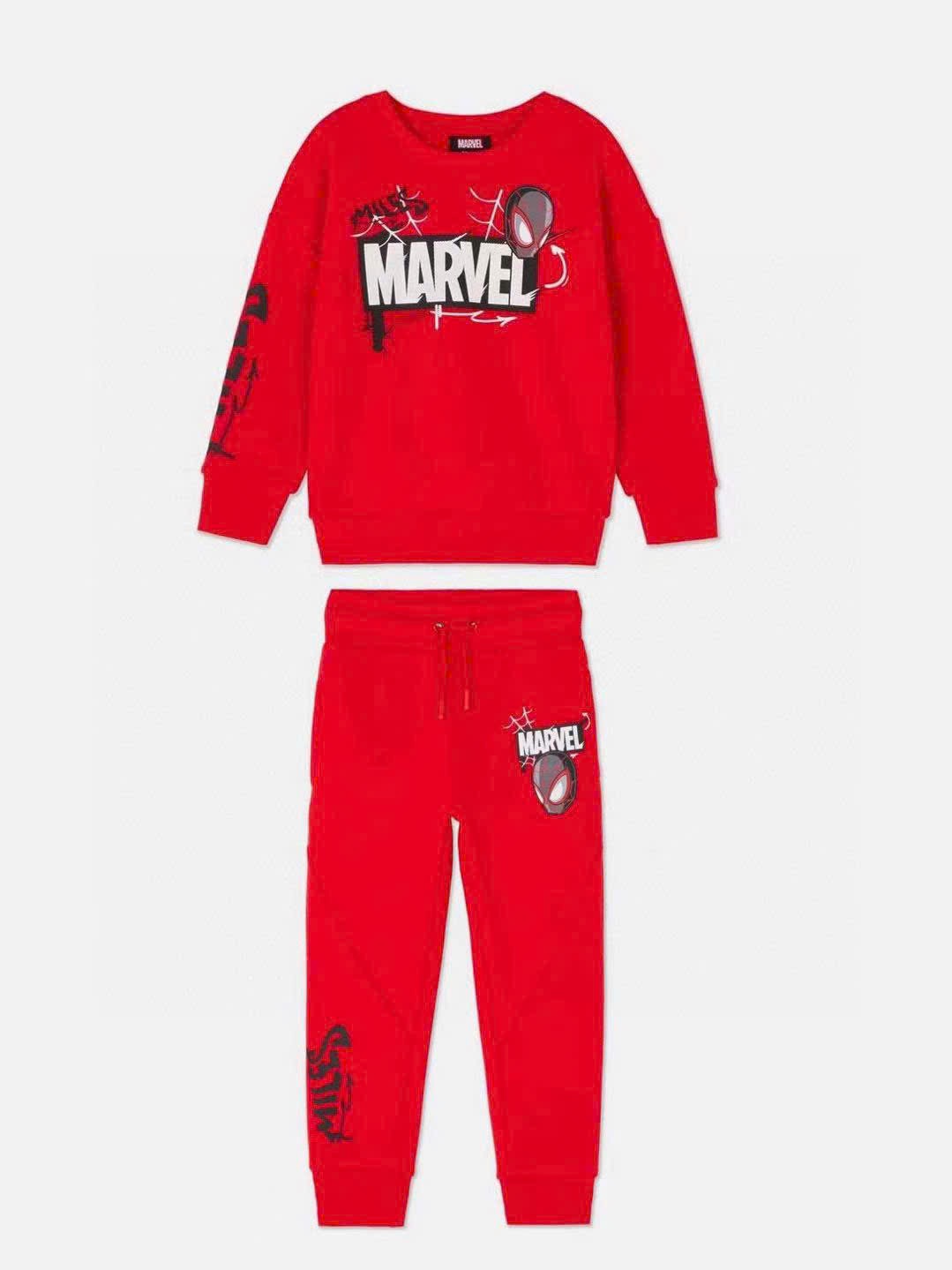 Bộ nỉ Pri.mark Marvel Spiderman nhiều màu cho bé trai size 2-8y