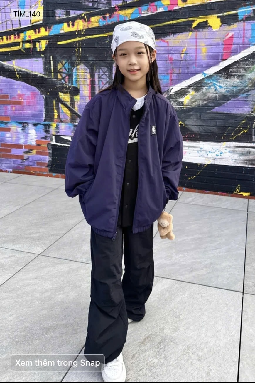Áo khoác gió 2 mặt N.B.AKids xuất Hàn xịn 2 màu size 120-160