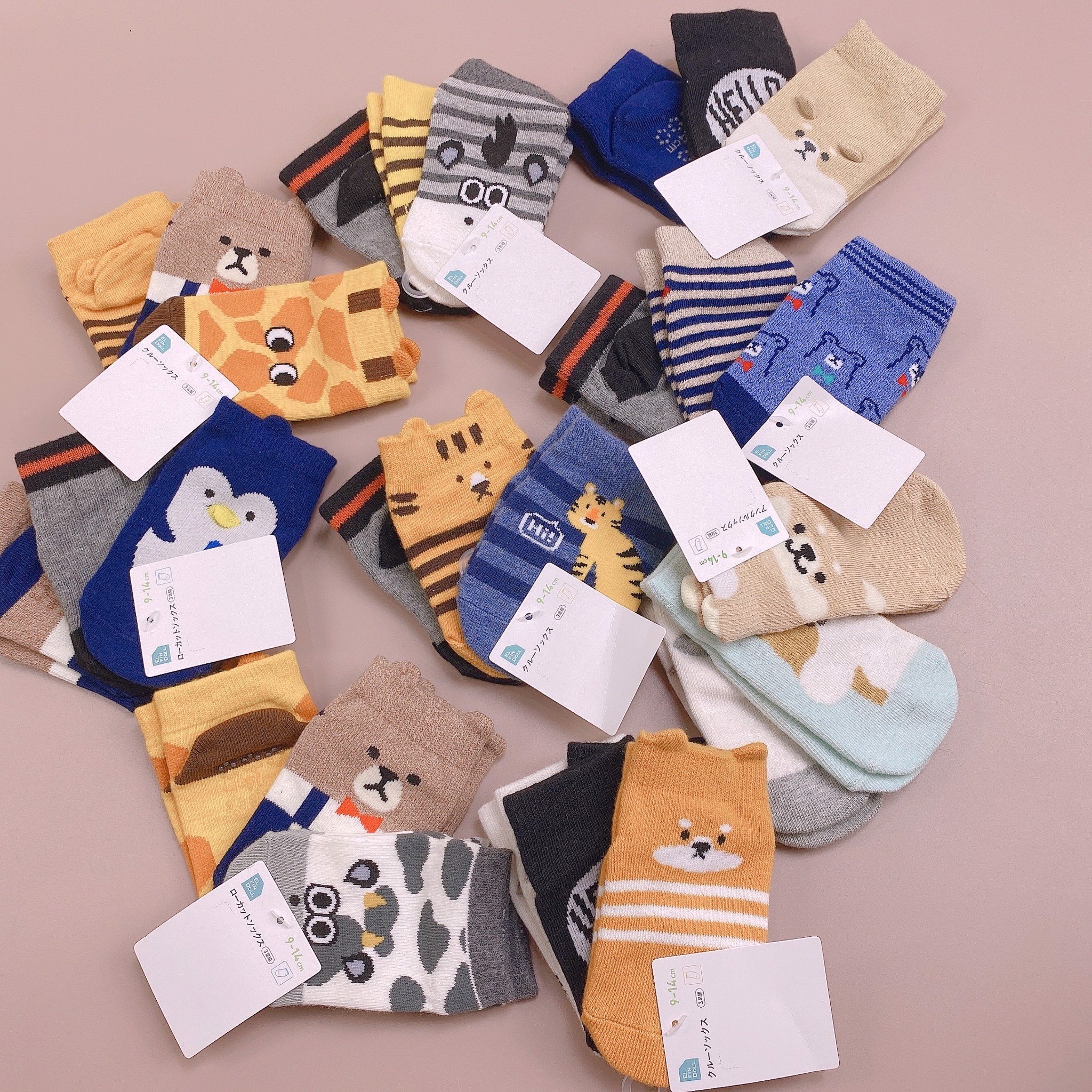 Set 3 tất xuất Nhật Elfindoll trộn hình Bé Trai (ngẫu nhiên)