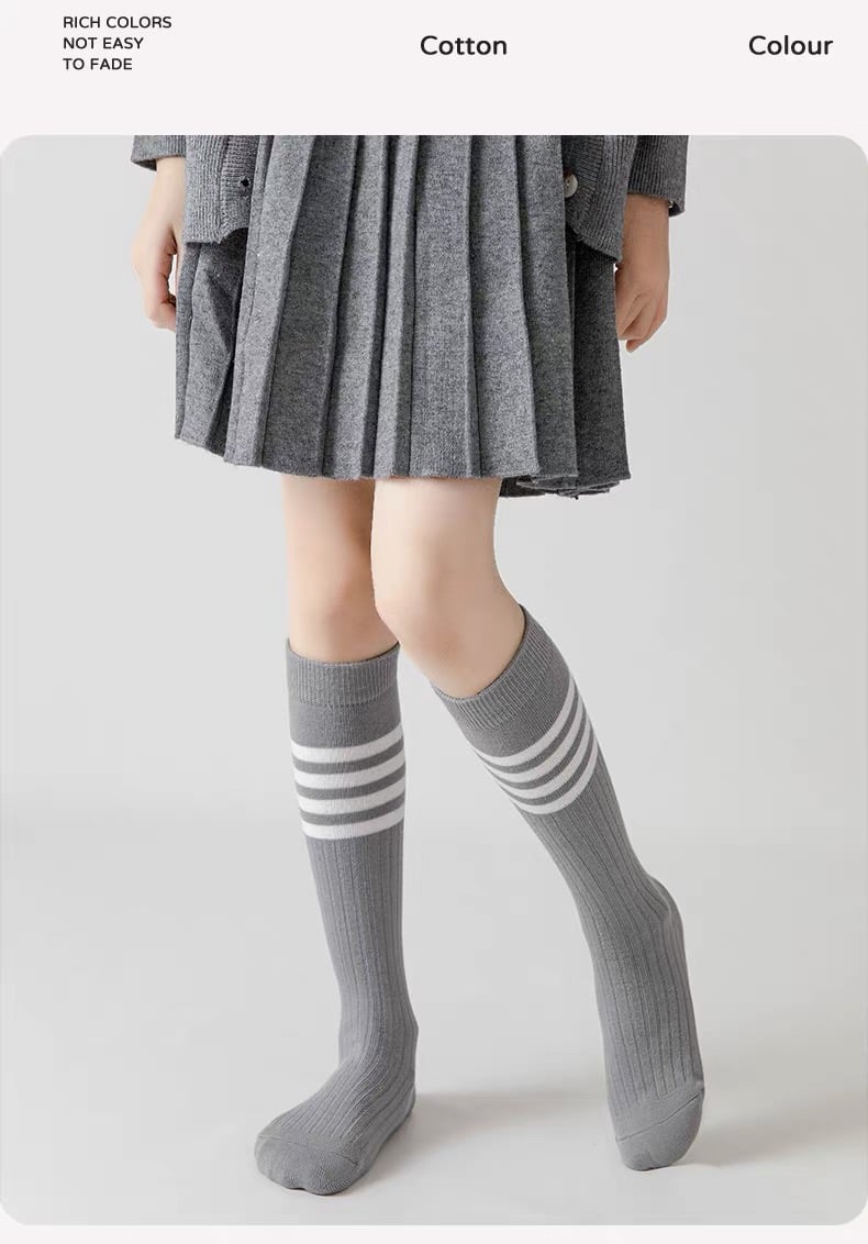 Tất cao tới bắp chân The Socks 5 màu size 3 - 12y