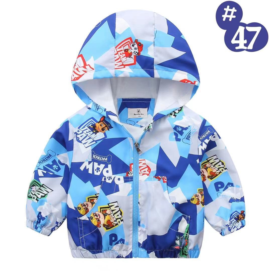 Áo gió lót cotton Ravedye Bear nhiều hình Bé Trai size 100 - 140