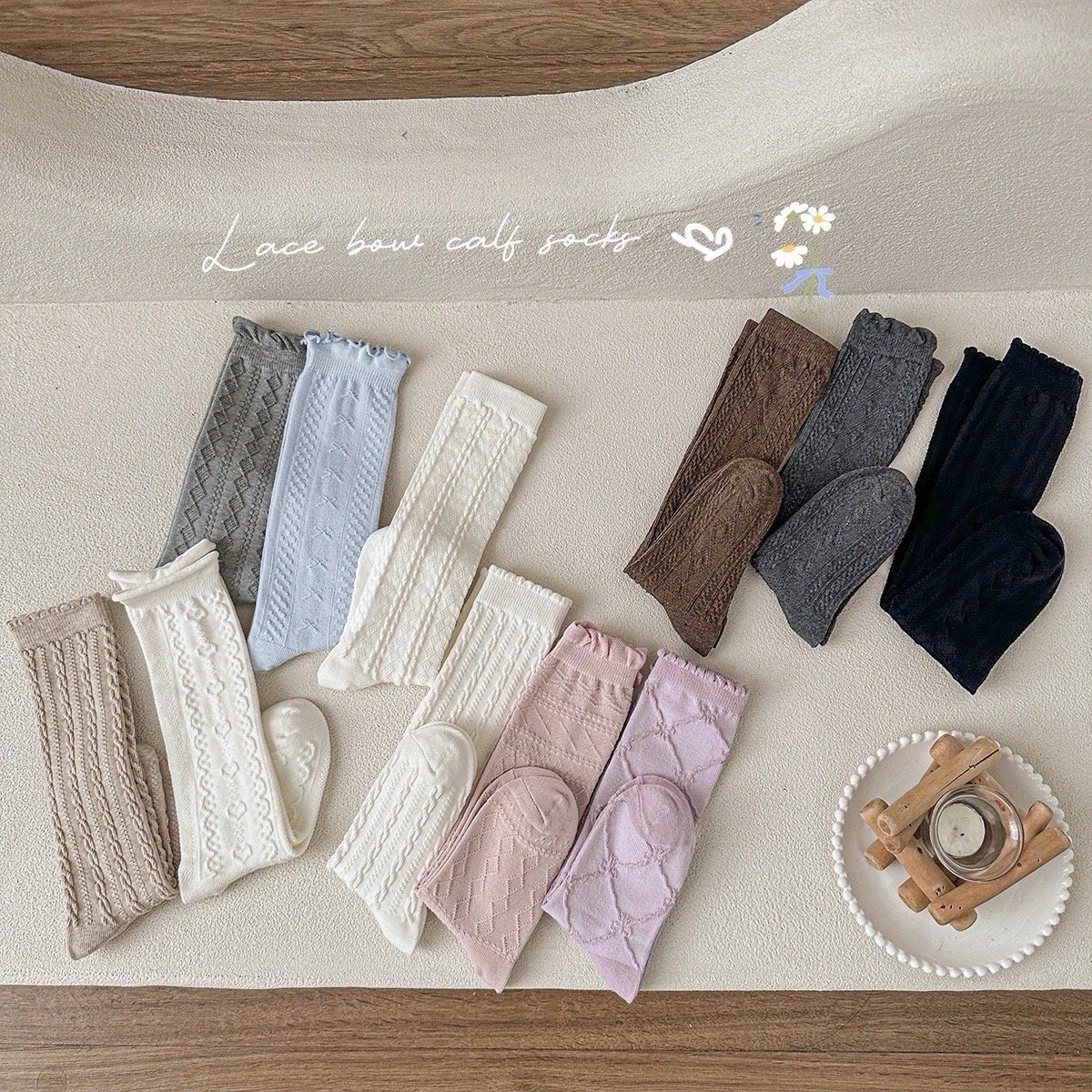 Tất cao cổ trơn nhiều màu Minliu cho bé gái size 3-12y