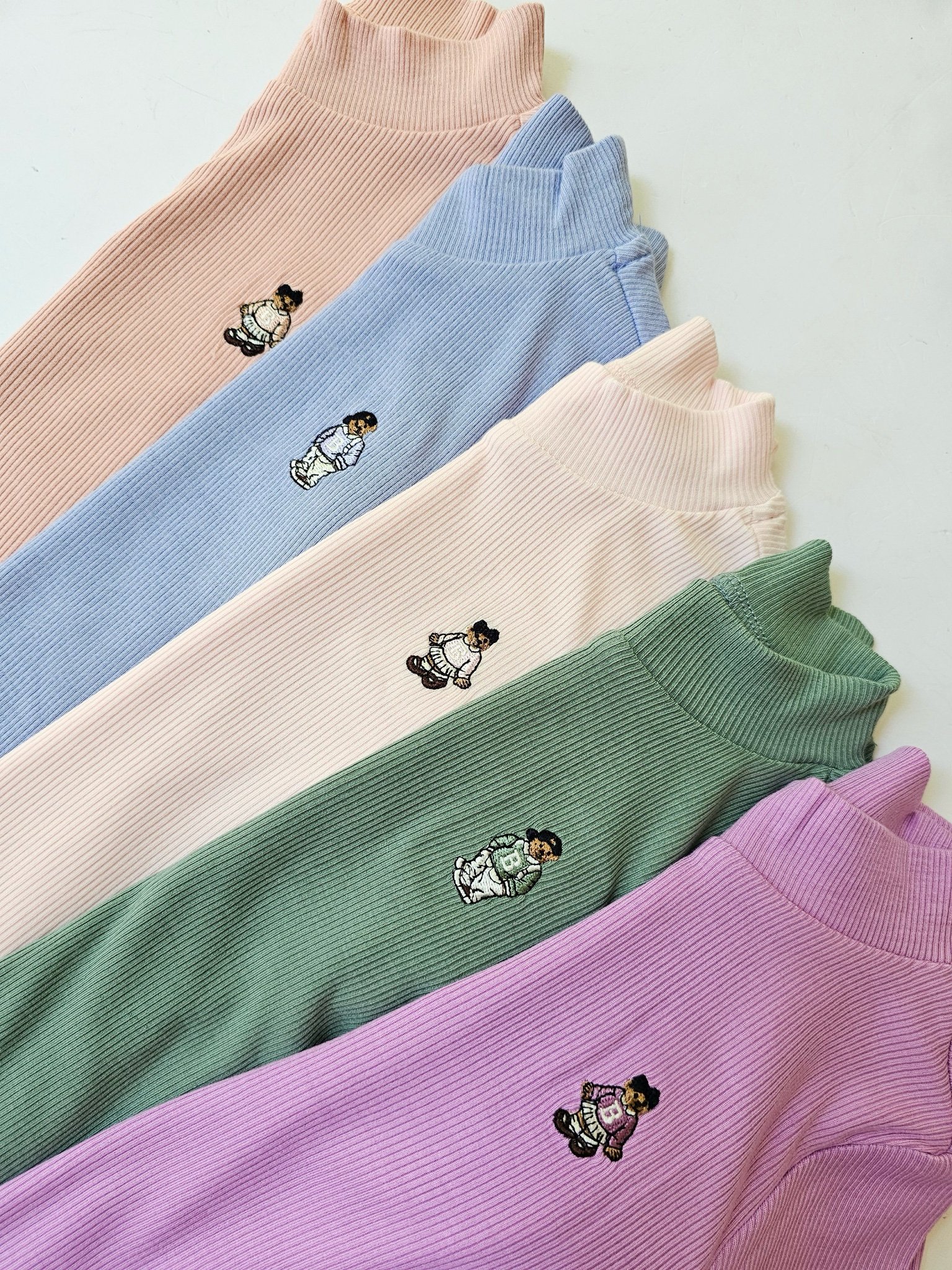 BM2510TS08 - Áo cổ 3p Beemon nhiều màu cho bé