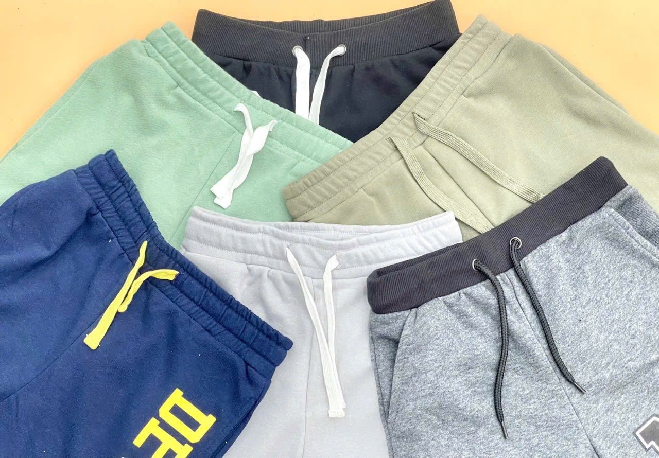 Quần short da cá HM dòng Đại nhiều màu Bé Trai size 8 - 14y+