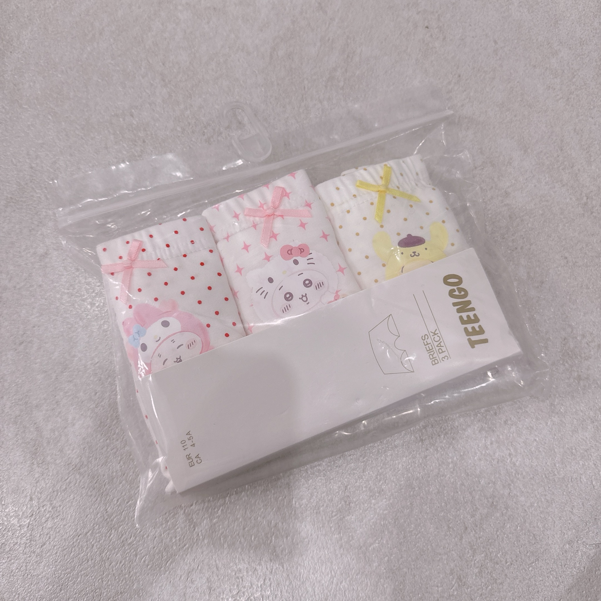 BM2 - Set 3 chip đùi Teengo nhiều hình cho Bé Gái size 3 - 14y