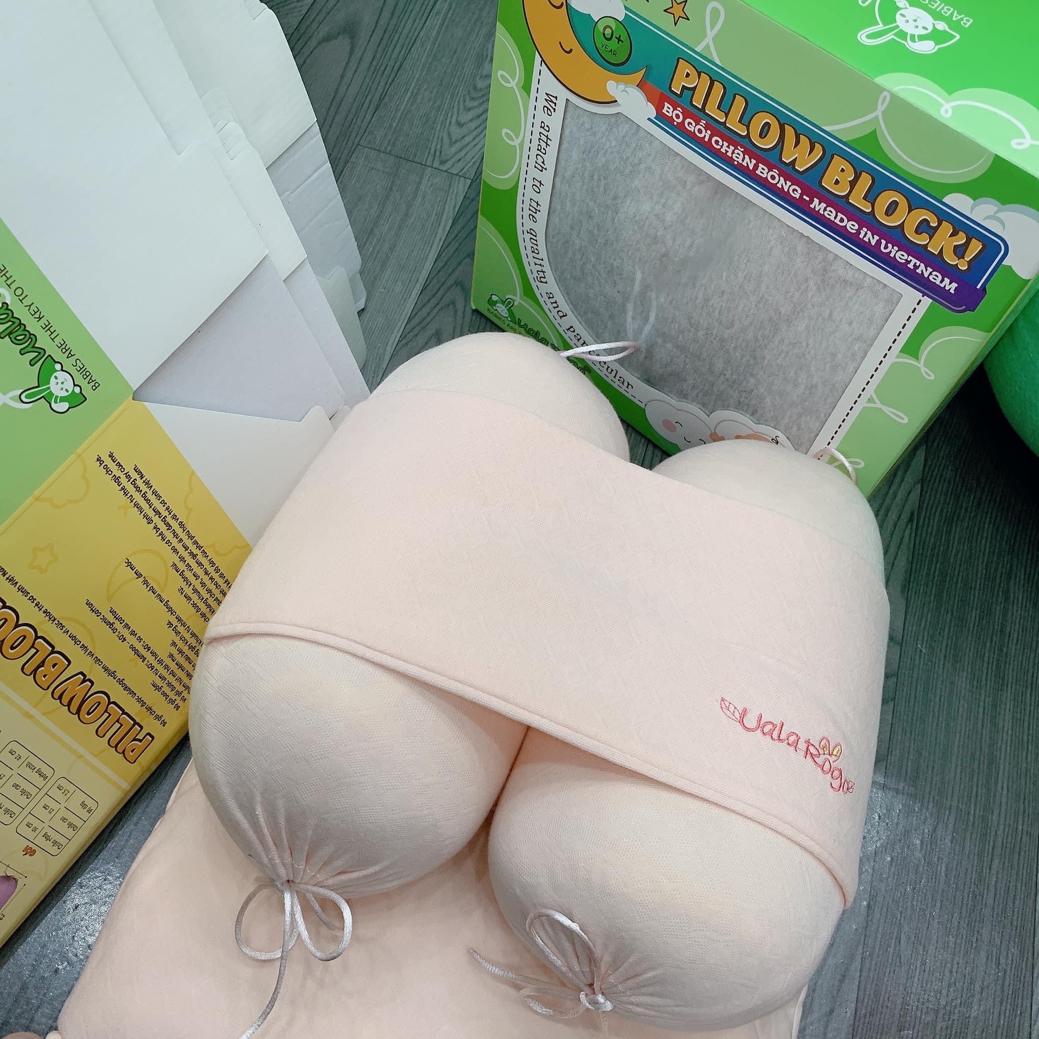 Bộ gối chặn Uala Rogo cho bé 4 màu