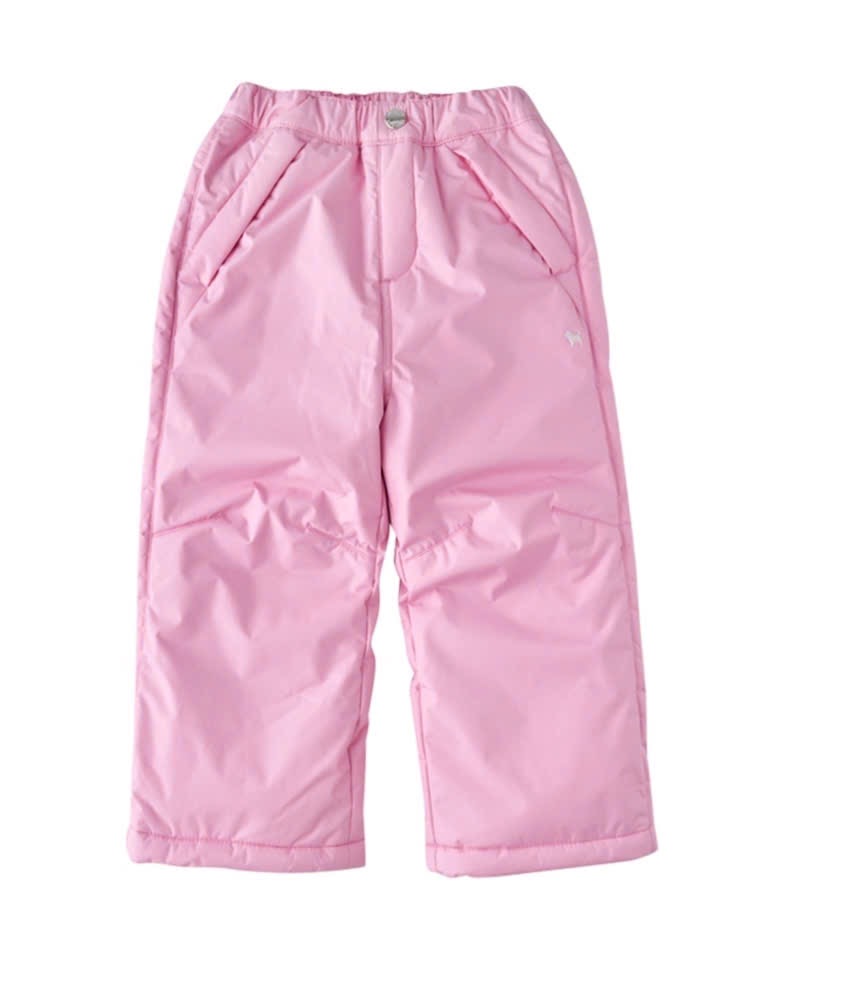 QBT01 - Quần phao lót nỉ đi tuyết BD 2 màu xanh/hồng cho bé size 100-165