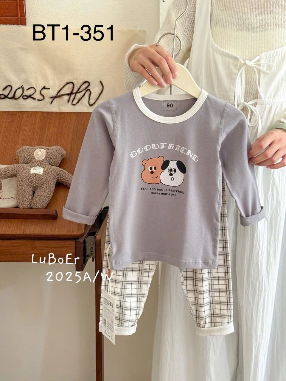 BM1 - Bộ thun Luboer nhiều hình cho Bé Trai size 90 - 160