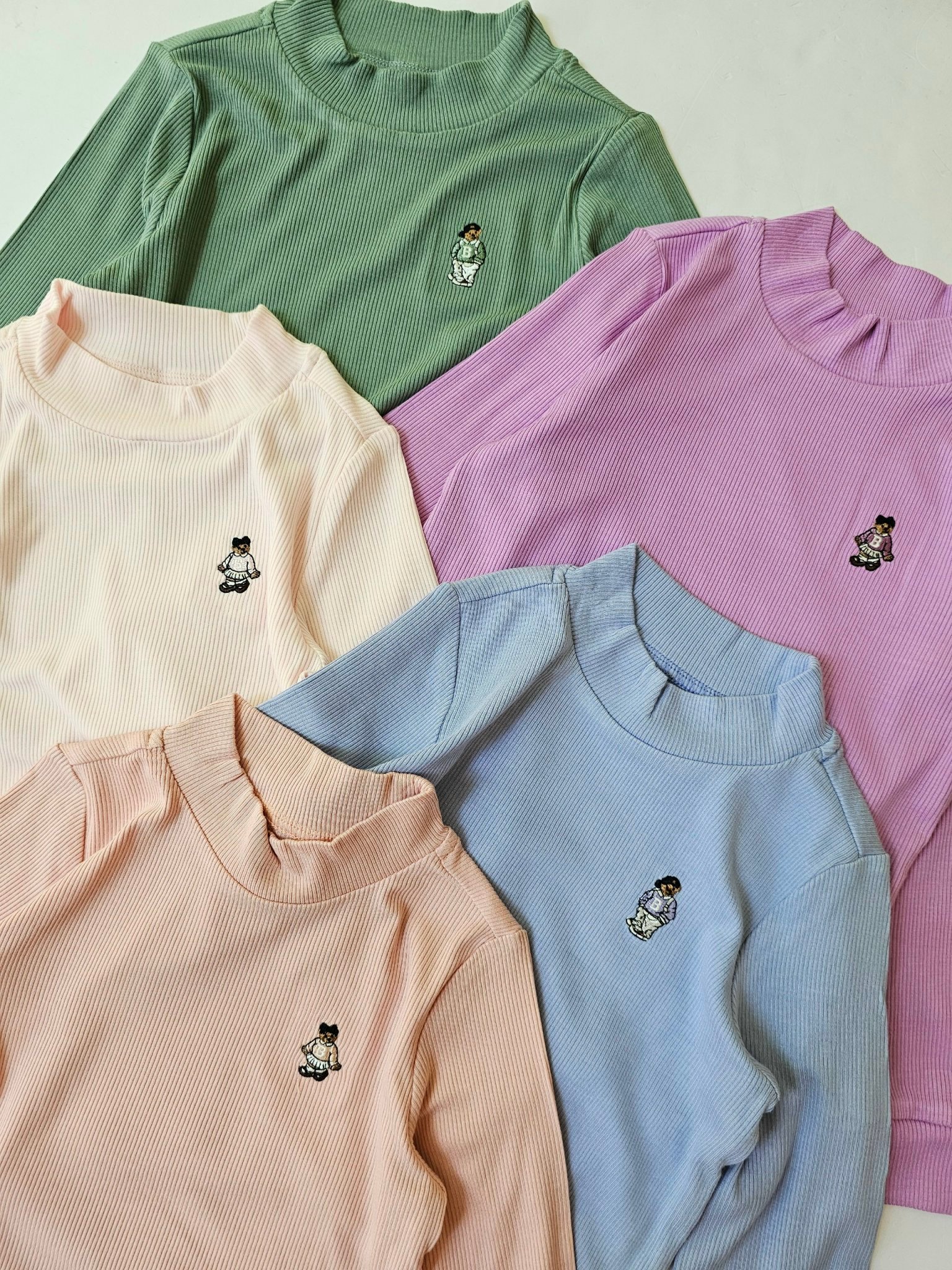 BM2510TS08 - Áo cổ 3p Beemon nhiều màu cho bé