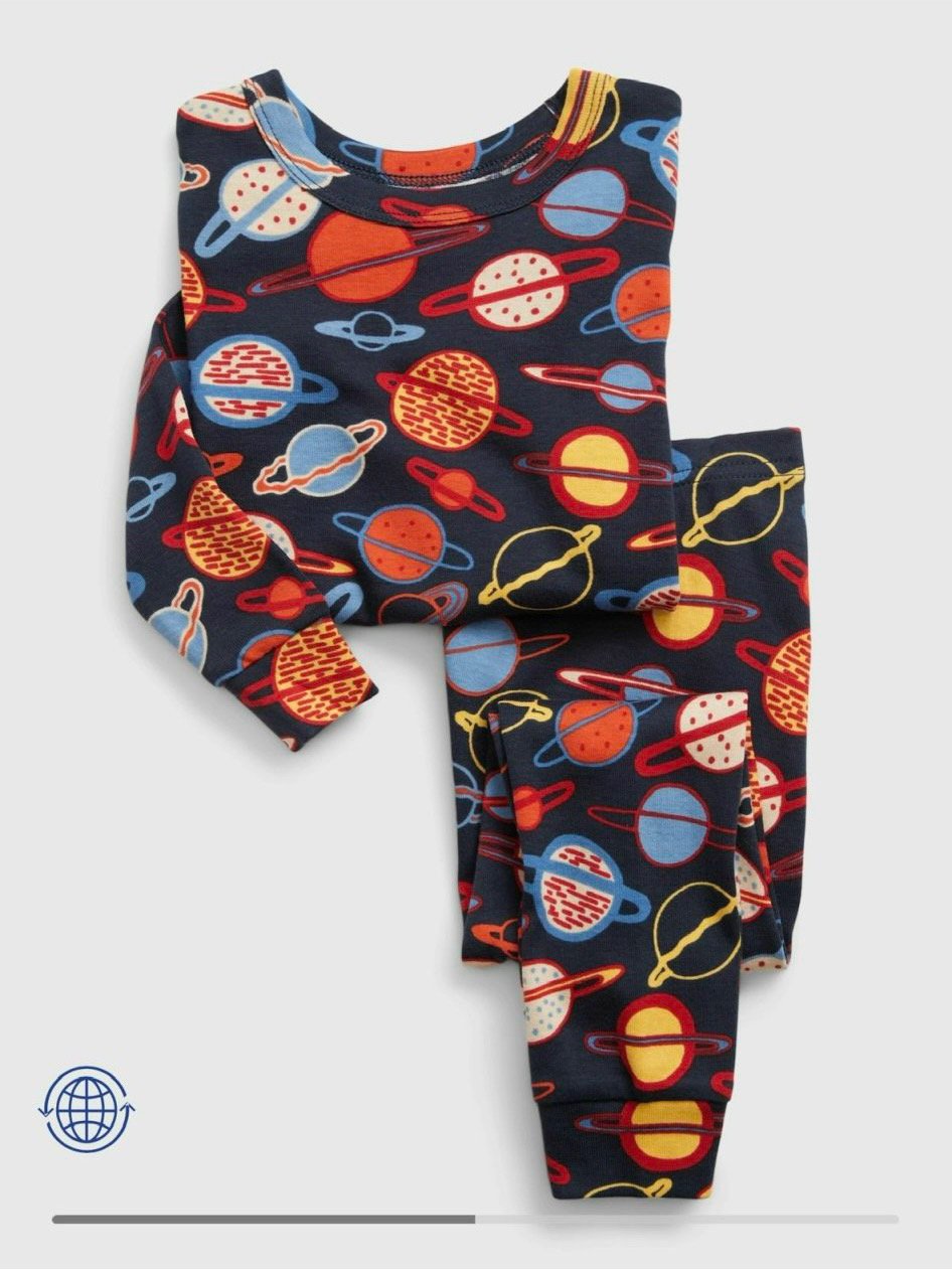 Bộ cotton BabyGap BT - nhiều hình vũ trụ trăng sao size 12m - 12y