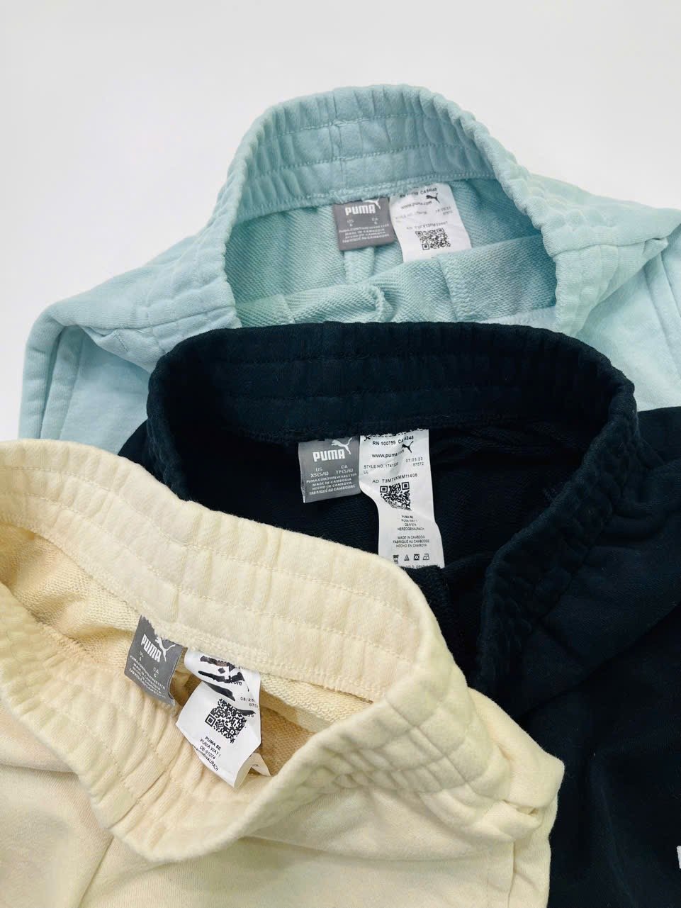 Quần short da cá P.u.m.a dư xịn trơn 3 màu cho bé size 2-16y