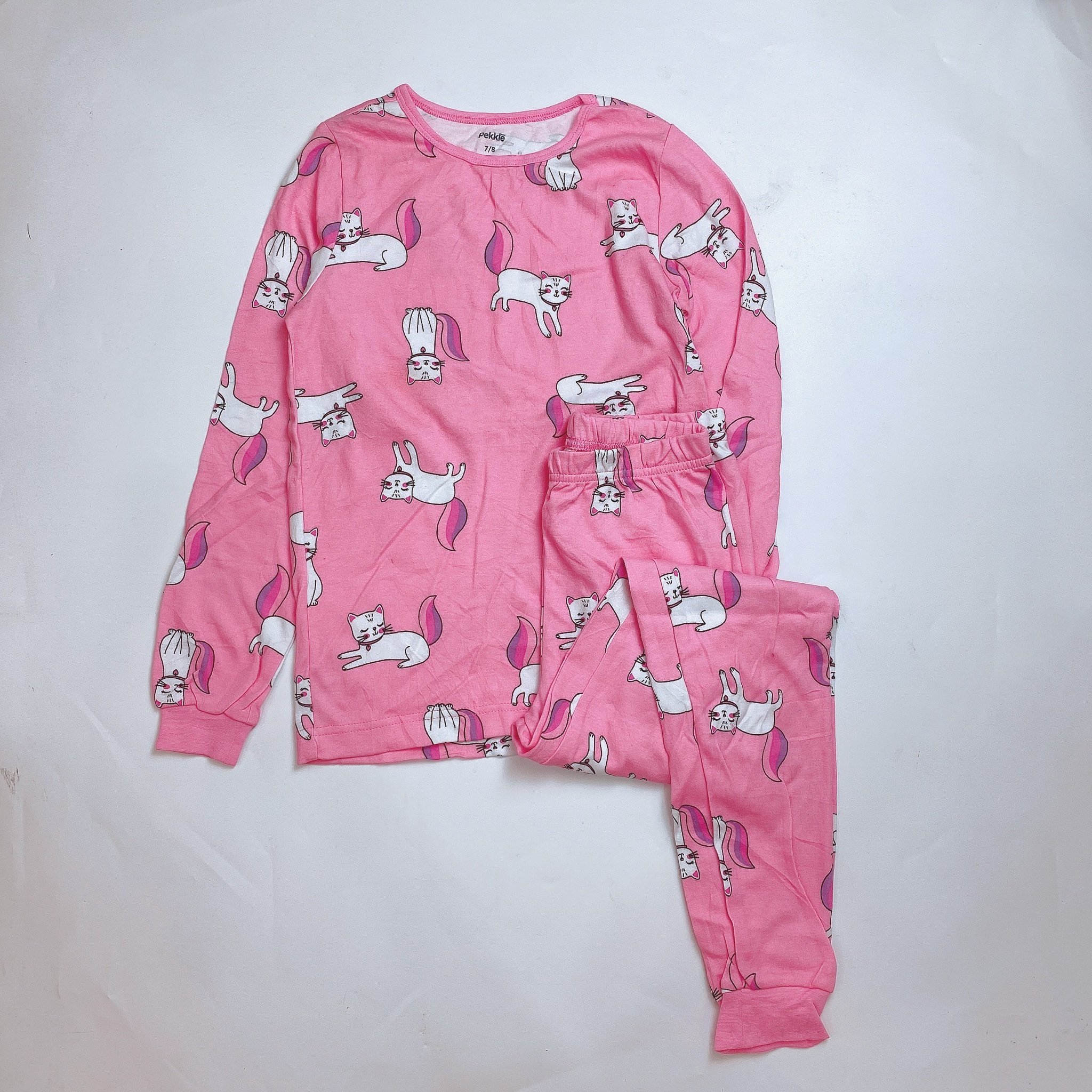 Bộ cotton Pekkle nhiều mẫu Bé Gái size 2 - 10y