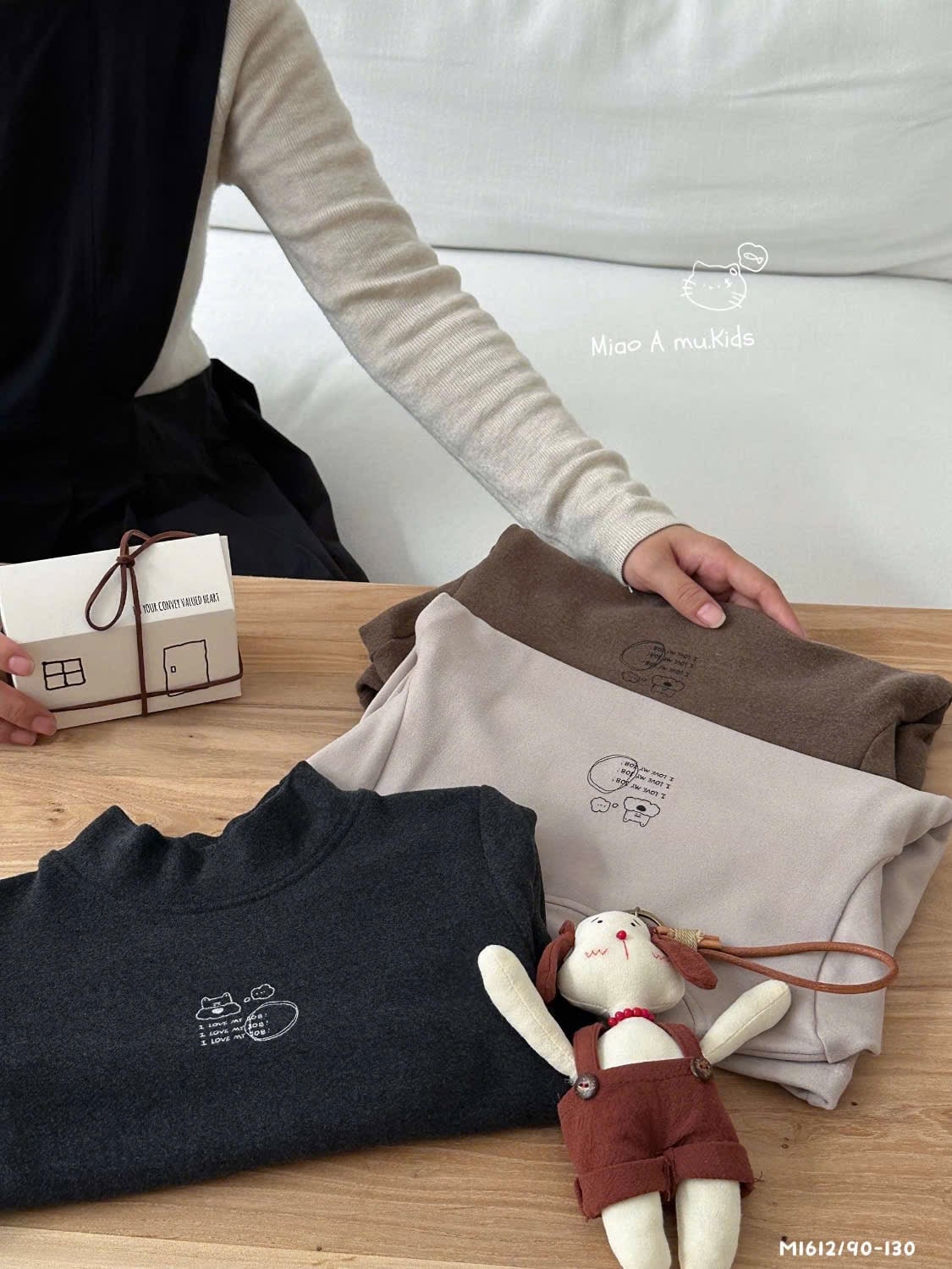 1612 - Áo giữ nhiệt mềm ấm 2 màu cho bé size 90-130