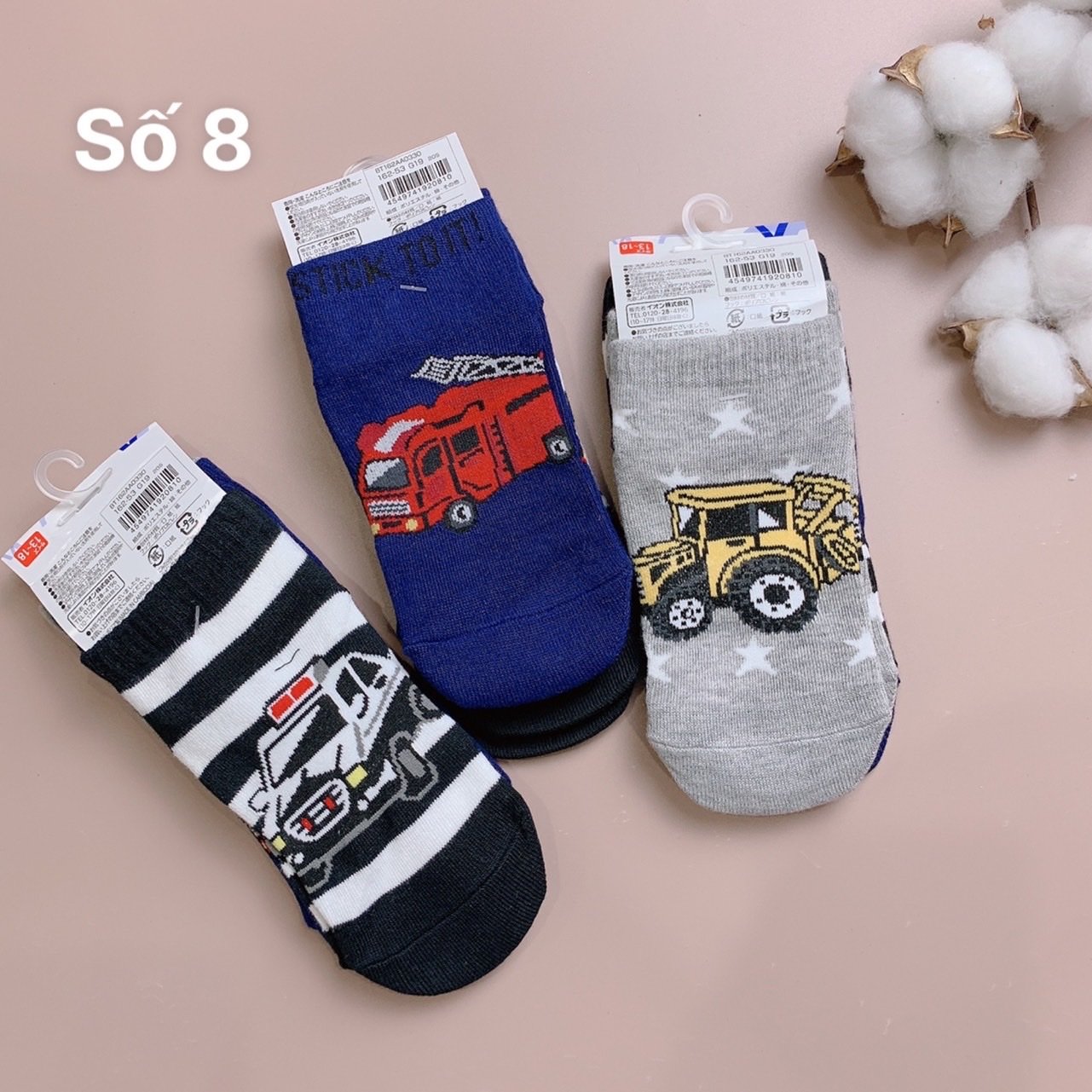 Set 3 đôi tất xuất nhật BTBG nhiều màu