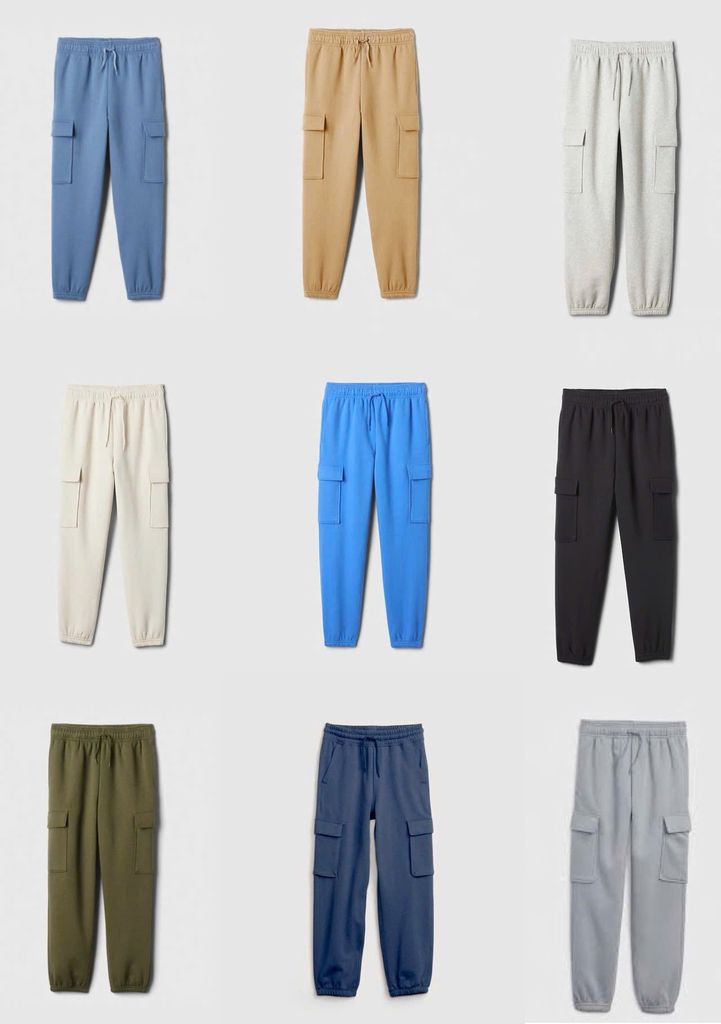 Quần jogger nỉ bông G.A.P Kids dư xịn dòng đại cho bé size 5-14y