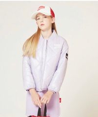 Áo khoác phao bomber PM dư xịn xuất Hàn 2 màu đen/tím cho bé size 120-160